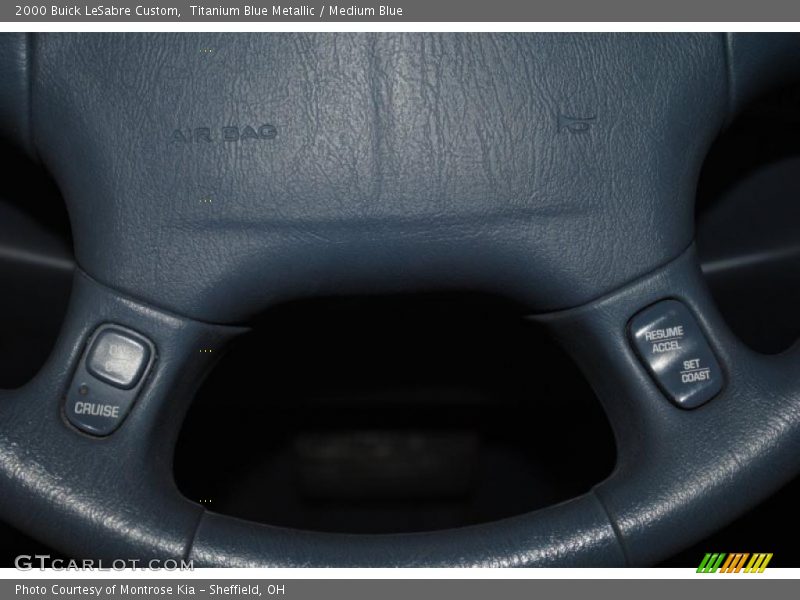 Titanium Blue Metallic / Medium Blue 2000 Buick LeSabre Custom