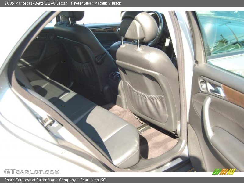 Pewter Silver Metallic / Black 2005 Mercedes-Benz C 240 Sedan