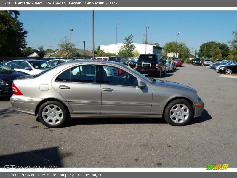 Pewter Silver Metallic / Black 2005 Mercedes-Benz C 240 Sedan