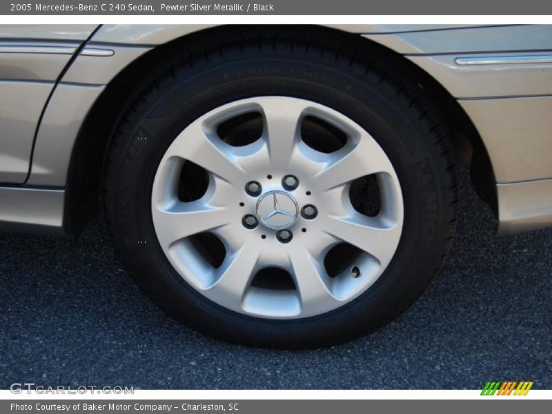 Pewter Silver Metallic / Black 2005 Mercedes-Benz C 240 Sedan