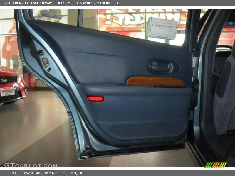 Titanium Blue Metallic / Medium Blue 2000 Buick LeSabre Custom