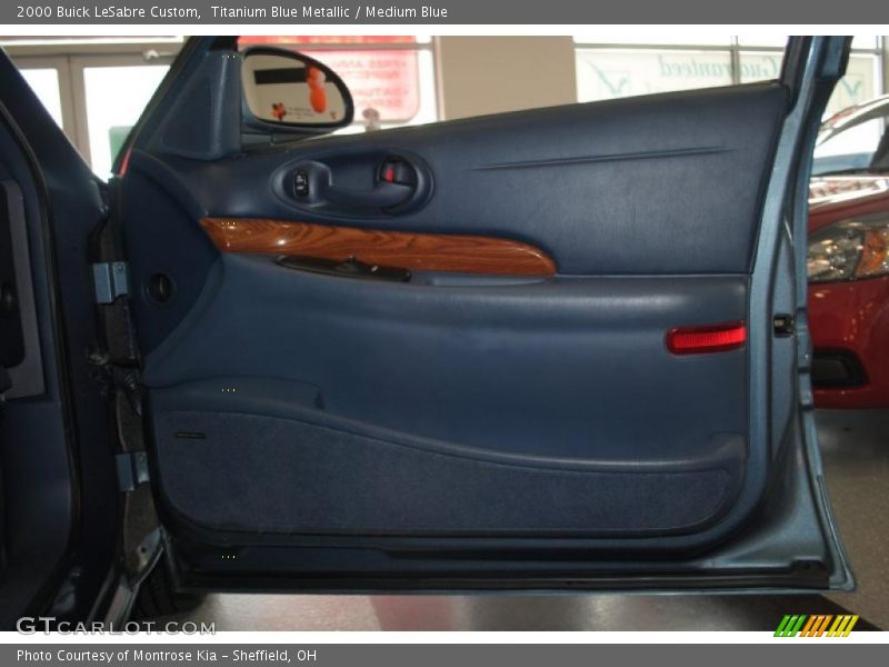 Titanium Blue Metallic / Medium Blue 2000 Buick LeSabre Custom