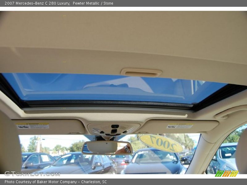 Pewter Metallic / Stone 2007 Mercedes-Benz C 280 Luxury