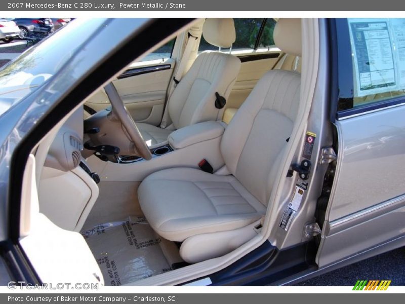 Pewter Metallic / Stone 2007 Mercedes-Benz C 280 Luxury