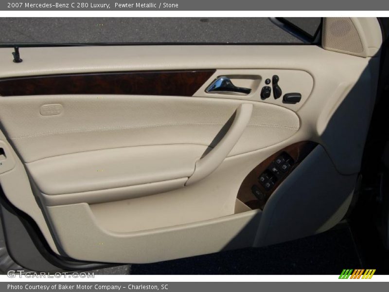 Pewter Metallic / Stone 2007 Mercedes-Benz C 280 Luxury