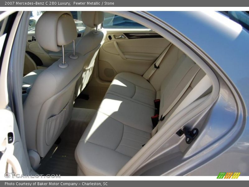 Pewter Metallic / Stone 2007 Mercedes-Benz C 280 Luxury
