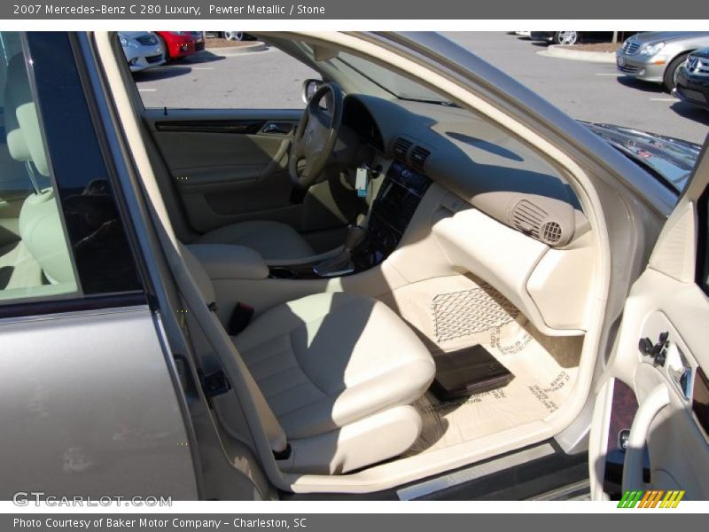 Pewter Metallic / Stone 2007 Mercedes-Benz C 280 Luxury
