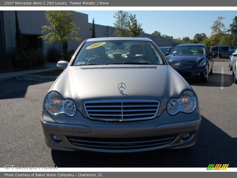 Pewter Metallic / Stone 2007 Mercedes-Benz C 280 Luxury