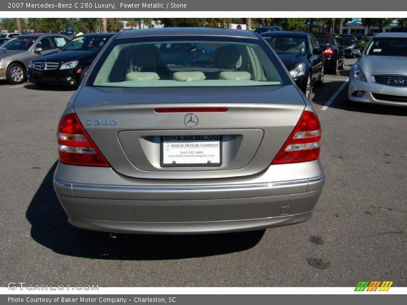 Pewter Metallic / Stone 2007 Mercedes-Benz C 280 Luxury