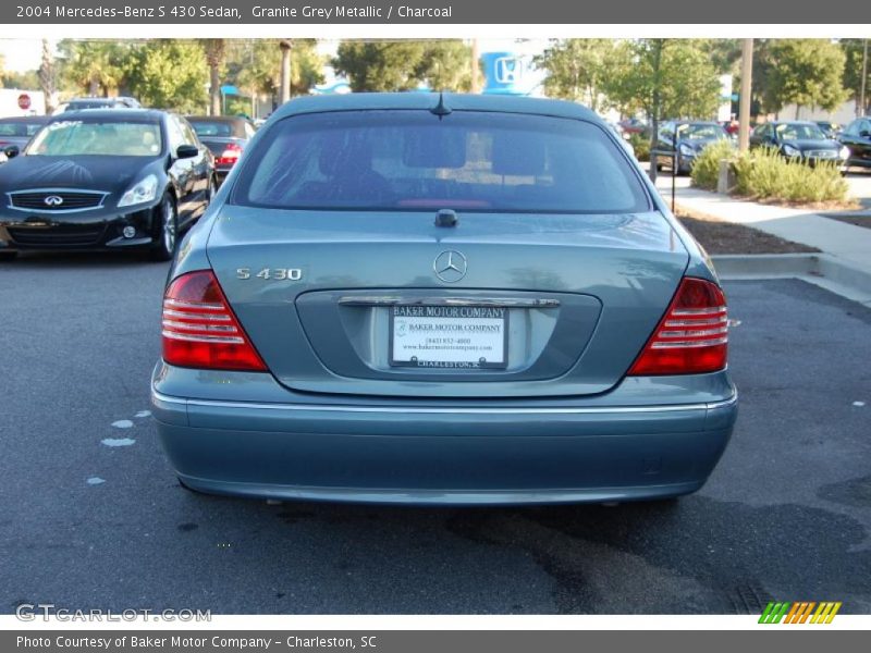 Granite Grey Metallic / Charcoal 2004 Mercedes-Benz S 430 Sedan