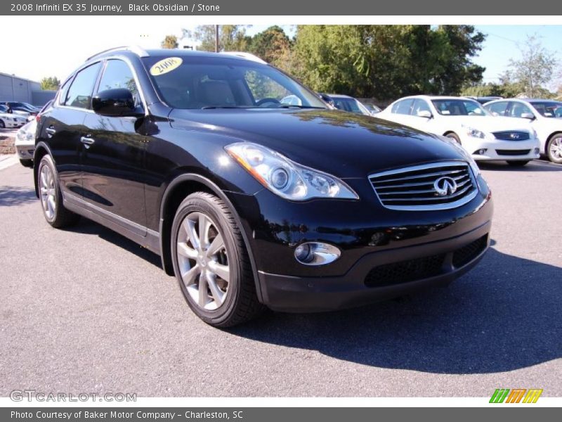 Black Obsidian / Stone 2008 Infiniti EX 35 Journey