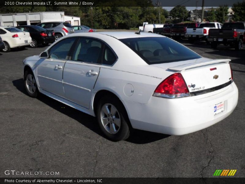 Summit White / Ebony 2010 Chevrolet Impala LT