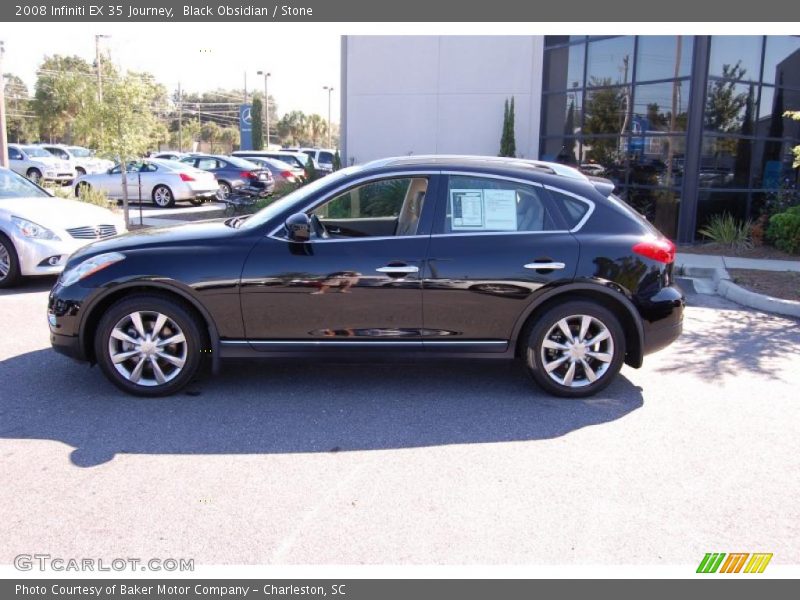 Black Obsidian / Stone 2008 Infiniti EX 35 Journey