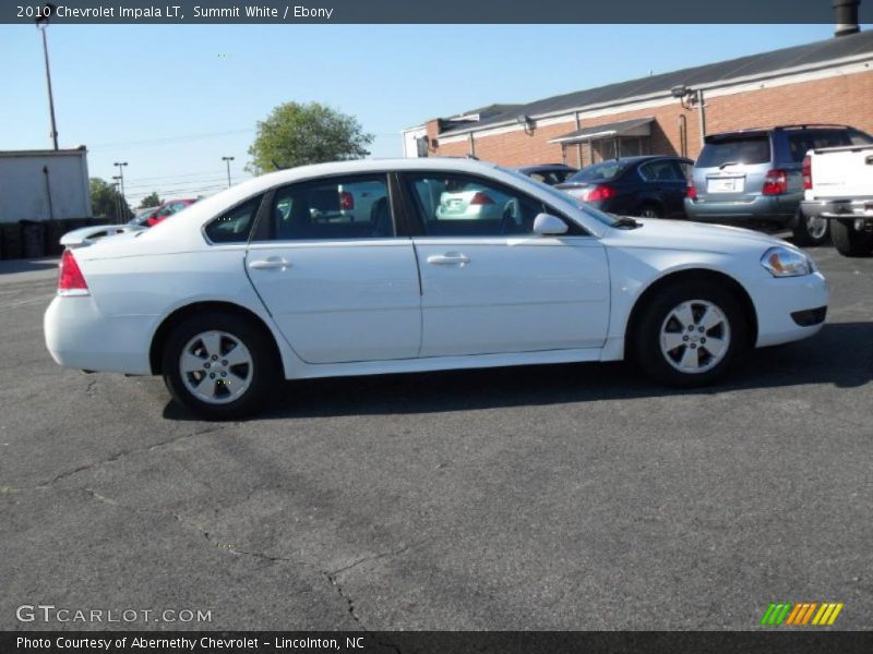 Summit White / Ebony 2010 Chevrolet Impala LT