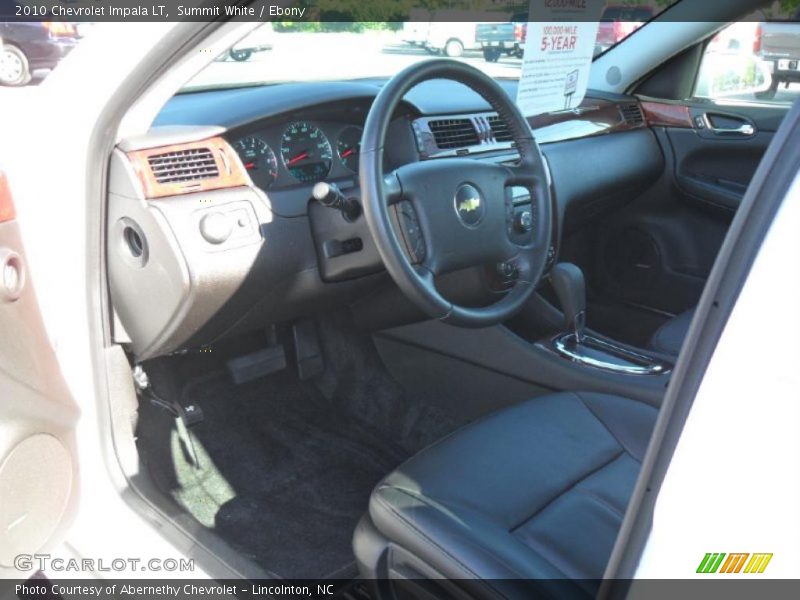 Summit White / Ebony 2010 Chevrolet Impala LT