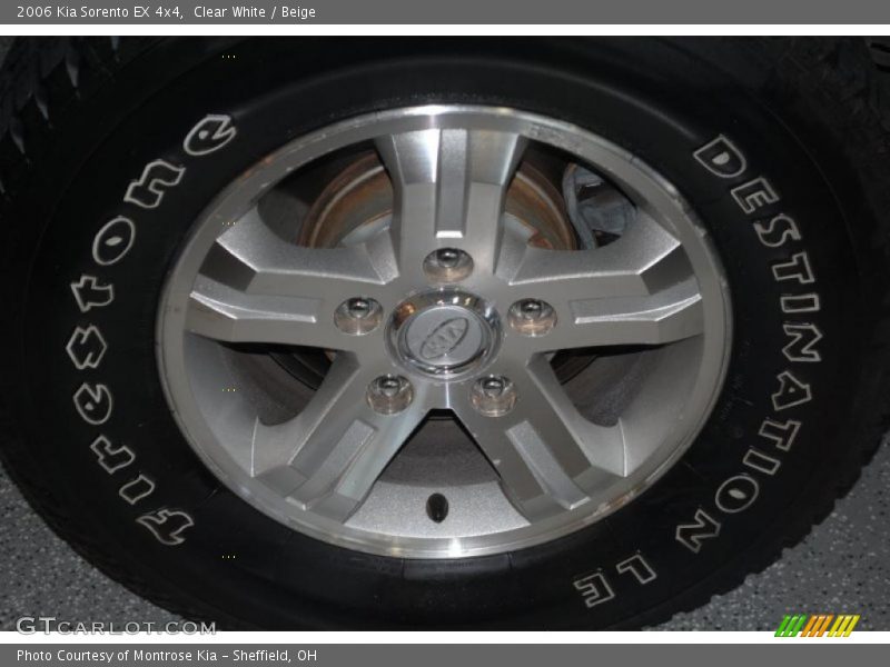 Clear White / Beige 2006 Kia Sorento EX 4x4