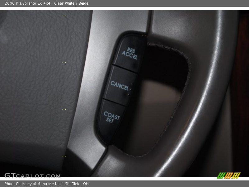 Clear White / Beige 2006 Kia Sorento EX 4x4