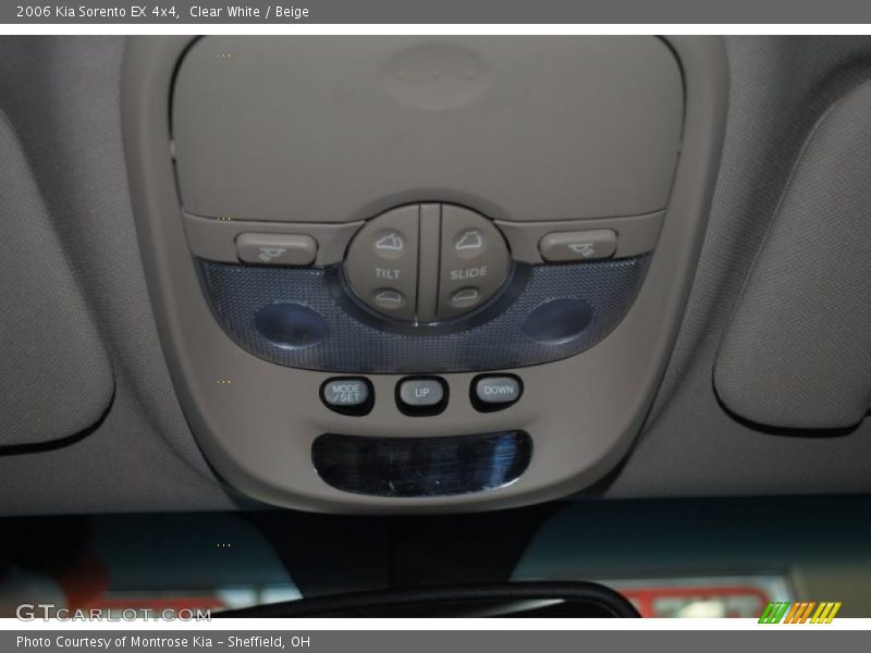 Clear White / Beige 2006 Kia Sorento EX 4x4