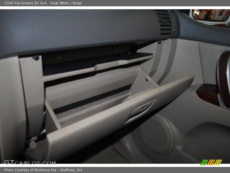 Clear White / Beige 2006 Kia Sorento EX 4x4