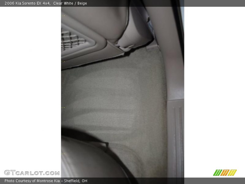 Clear White / Beige 2006 Kia Sorento EX 4x4