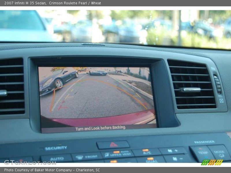 Crimson Roulette Pearl / Wheat 2007 Infiniti M 35 Sedan