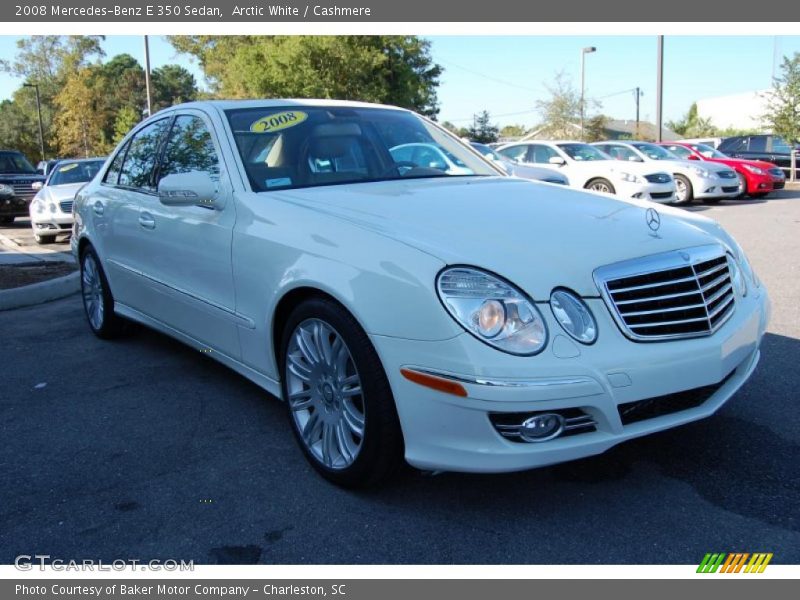 Arctic White / Cashmere 2008 Mercedes-Benz E 350 Sedan