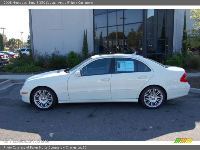 Arctic White / Cashmere 2008 Mercedes-Benz E 350 Sedan