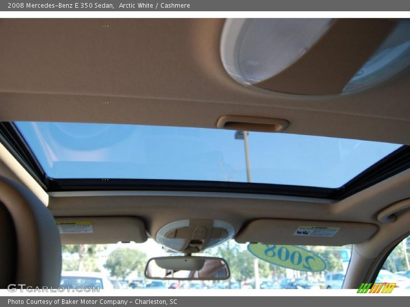 Arctic White / Cashmere 2008 Mercedes-Benz E 350 Sedan