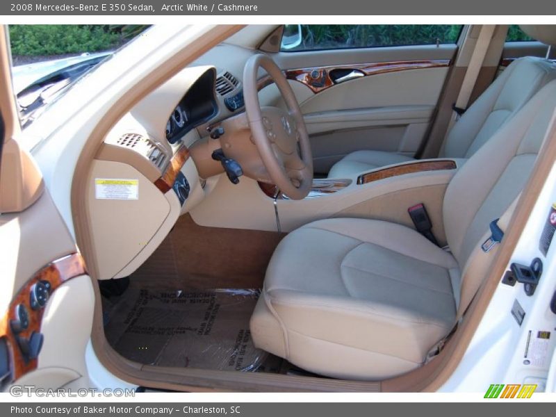 Arctic White / Cashmere 2008 Mercedes-Benz E 350 Sedan
