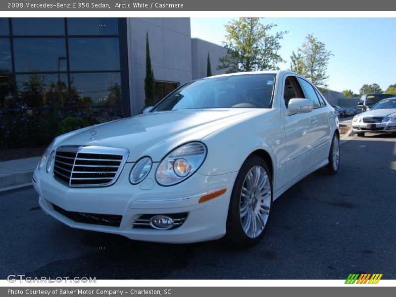 Arctic White / Cashmere 2008 Mercedes-Benz E 350 Sedan