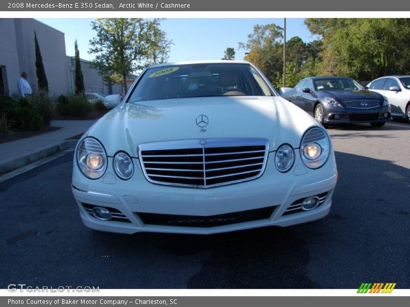Arctic White / Cashmere 2008 Mercedes-Benz E 350 Sedan