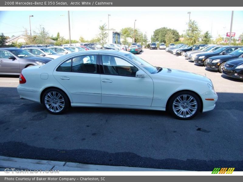 Arctic White / Cashmere 2008 Mercedes-Benz E 350 Sedan
