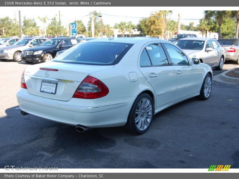 Arctic White / Cashmere 2008 Mercedes-Benz E 350 Sedan