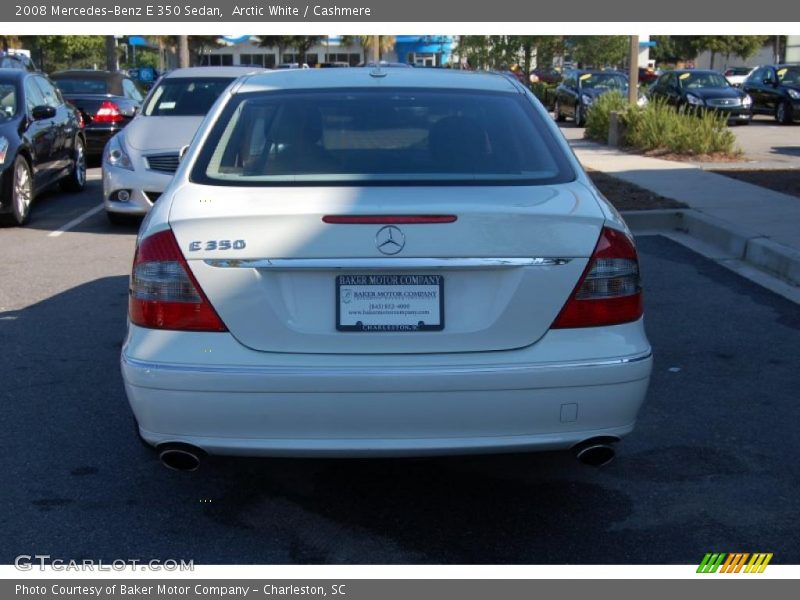 Arctic White / Cashmere 2008 Mercedes-Benz E 350 Sedan