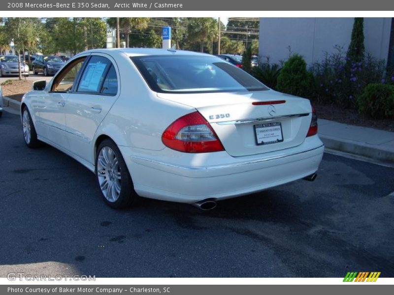 Arctic White / Cashmere 2008 Mercedes-Benz E 350 Sedan