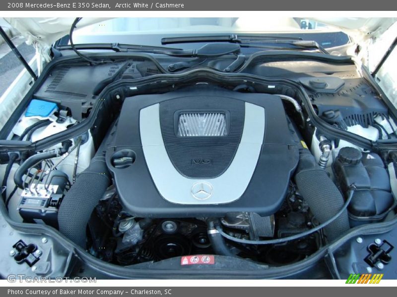 Arctic White / Cashmere 2008 Mercedes-Benz E 350 Sedan