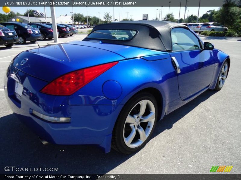 Daytona Blue Metallic / Frost Leather 2006 Nissan 350Z Touring Roadster