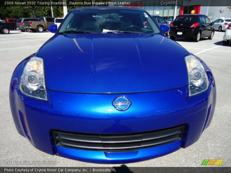 Daytona Blue Metallic / Frost Leather 2006 Nissan 350Z Touring Roadster