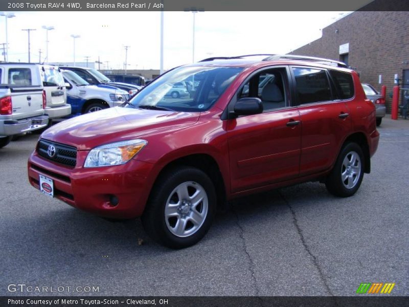 Barcelona Red Pearl / Ash 2008 Toyota RAV4 4WD