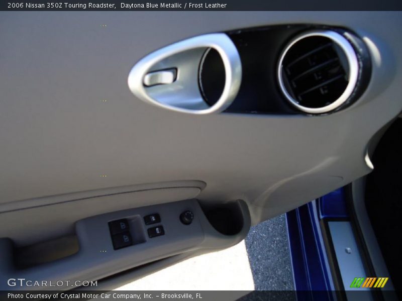 Daytona Blue Metallic / Frost Leather 2006 Nissan 350Z Touring Roadster