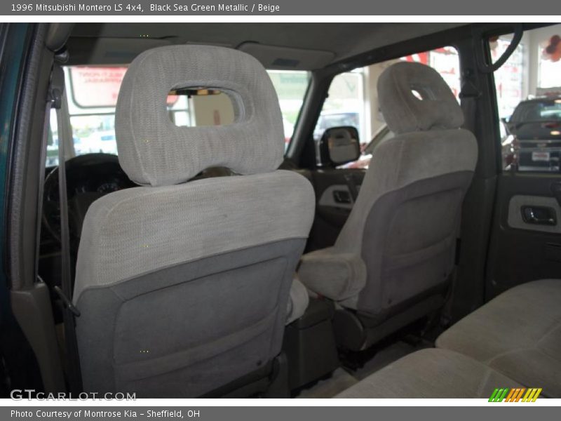 Black Sea Green Metallic / Beige 1996 Mitsubishi Montero LS 4x4
