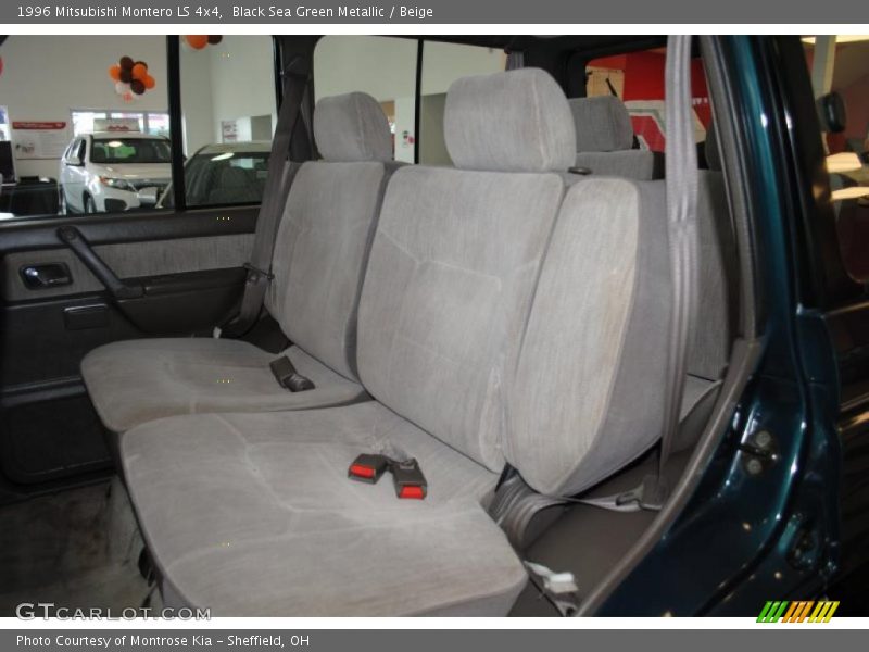 Black Sea Green Metallic / Beige 1996 Mitsubishi Montero LS 4x4