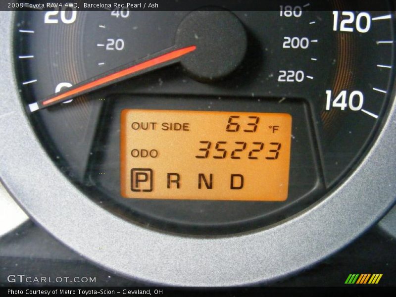 Barcelona Red Pearl / Ash 2008 Toyota RAV4 4WD