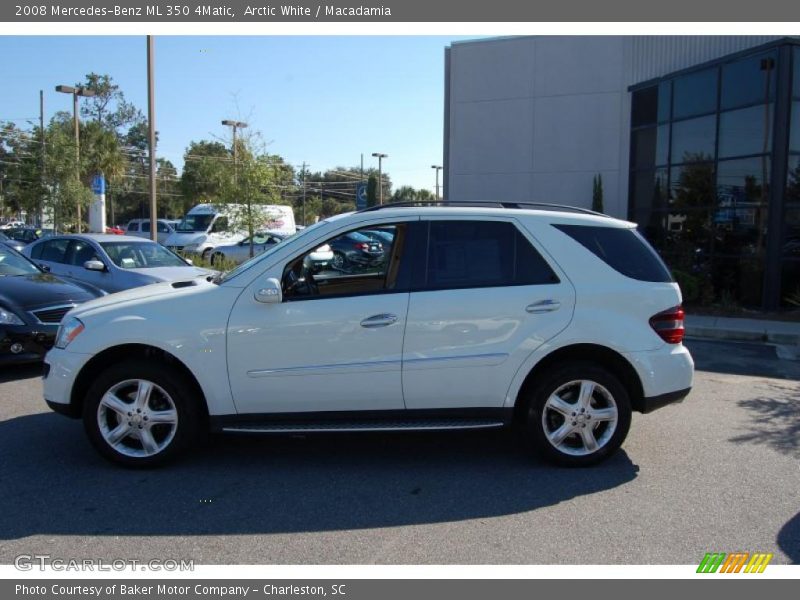 Arctic White / Macadamia 2008 Mercedes-Benz ML 350 4Matic