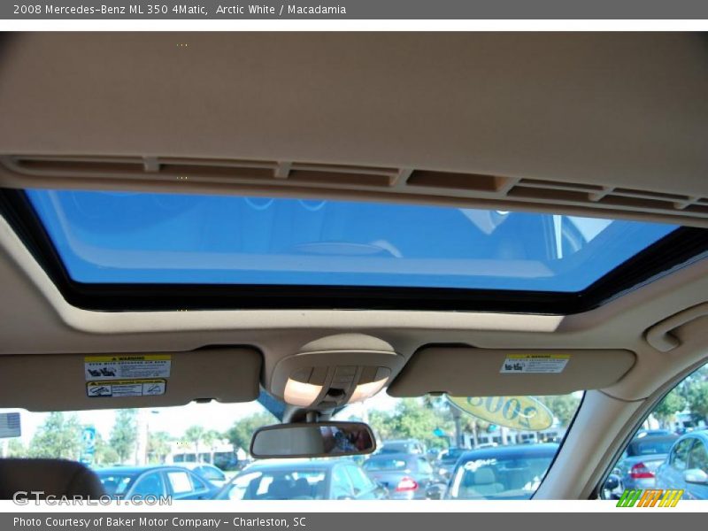 Arctic White / Macadamia 2008 Mercedes-Benz ML 350 4Matic