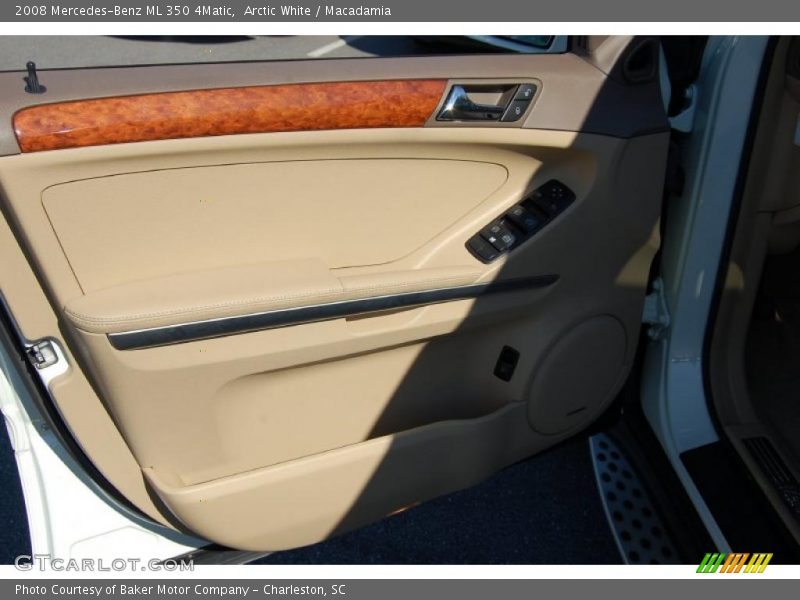 Arctic White / Macadamia 2008 Mercedes-Benz ML 350 4Matic