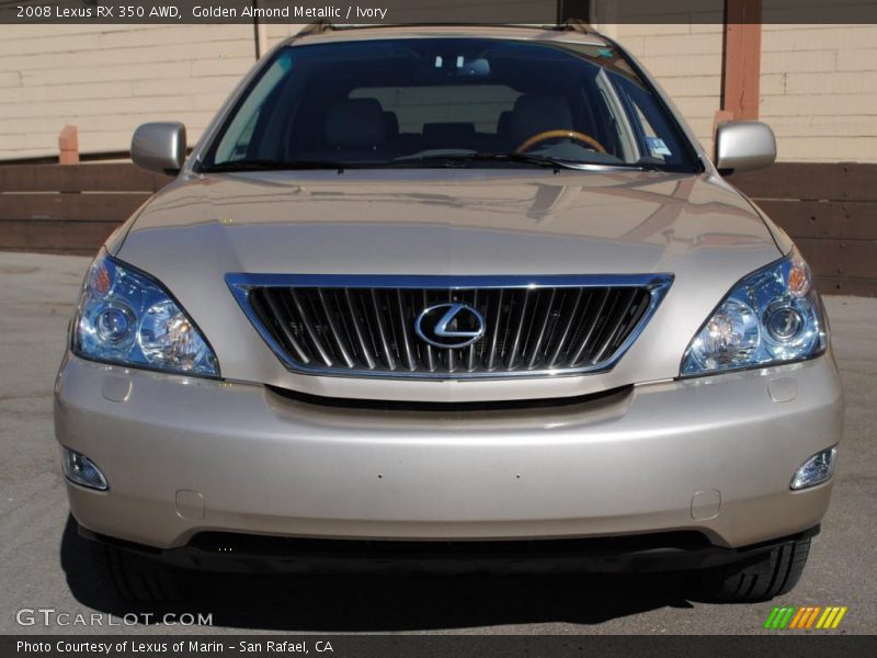 Golden Almond Metallic / Ivory 2008 Lexus RX 350 AWD