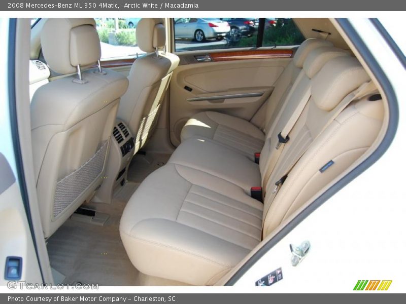 Arctic White / Macadamia 2008 Mercedes-Benz ML 350 4Matic
