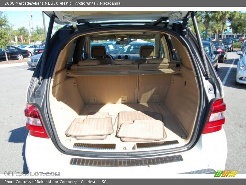 Arctic White / Macadamia 2008 Mercedes-Benz ML 350 4Matic