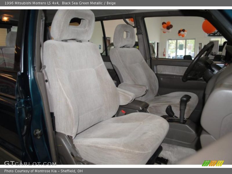 Black Sea Green Metallic / Beige 1996 Mitsubishi Montero LS 4x4